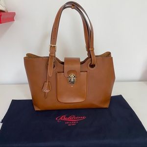 Boldrini Selleria Tan/Brown Leather Tote